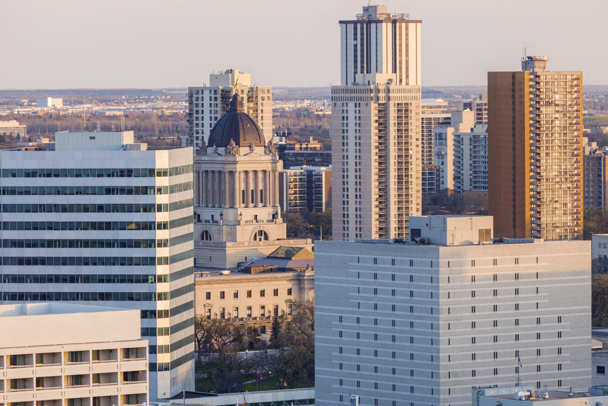 Exterior of manitoba legislative buiilding